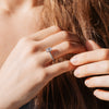 The Nouveau Ring | 1.50ct D-E VVS1 Emerald Cut 18k Fairtrade White Gold