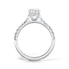 The Nouveau Ring | 1.50ct D-E VVS1 Emerald Cut 18k Fairtrade White Gold