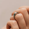 The Sophie Ring | Round Lab Diamond Accented Engagement