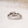 The Sophie Ring | Round Lab Diamond Accented Engagement