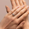 The Sophie Ring | Round Lab Diamond Accented Engagement