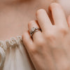 The Sophie Ring | Round Lab Diamond Accented Engagement