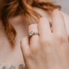 The Sophie Ring | Round Lab Diamond Accented Engagement