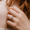 The Sophie Ring | Round Lab Diamond Accented Engagement