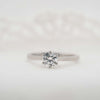The Tasha Ring | 0.50ct D-E VVS1 Six Claw Engagement Solitaire 950 Platinum