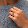 The Evelyn Ring | Lab Diamond Emerald & Trapezoid Cut Engagement Trilogy