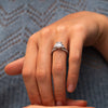 The Evelyn Ring | Lab Diamond Emerald & Trapezoid Cut Engagement Trilogy