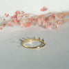 The Ewella Ring | VS1 D-E Lab Diamond. 100% Recycled 9k Gold Stacking