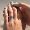 The Fleur Ring | Oval Lab Diamond Vintage Engagement Halo