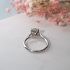 The Flor Ring | 1.33ct E VS1 Lab Diamond Round Hidden Engagement Halo