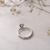 The Frankie Ring | 0.65ct VS1 Lab Diamond Round Four Claw Engagement Solitaire 18k White Gold