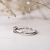 The Frankie Ring | Round Cut Lab Diamond Classic Slim Engagement Solitaire