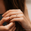 The Frankie Ring | Round Cut Lab Diamond Classic Slim Engagement Solitaire