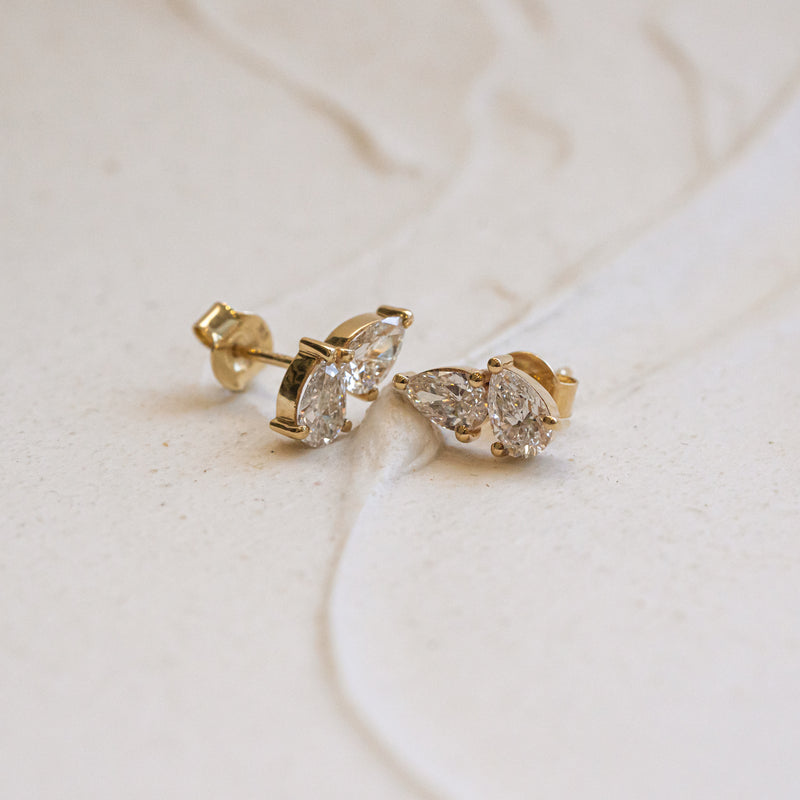 The Hazel | 1.0ct Diamond Stud Earrings
