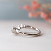 The Inara Ring | Lab Diamond Wave Curved Band