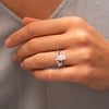 The Inara Ring | Lab Diamond Wave Curved Band