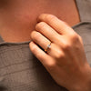 The India Ring | Emerald Cut Lab Diamond Dainty Engagement Solitaire