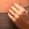 The India Ring | Emerald Cut Lab Diamond Dainty Engagement Solitaire