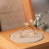 The India Ring | Emerald Cut Lab Diamond Dainty Engagement Solitaire