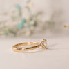 The India Ring | Emerald Cut Lab Diamond Dainty Engagement Solitaire