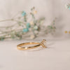 The India Ring | Emerald Cut Lab Diamond Dainty Engagement Solitaire