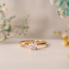The India Ring | Emerald Cut Lab Diamond Dainty Engagement Solitaire