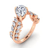 The Jaima Ring | Pear Lab Diamond Leaf Accented Pear Statement