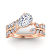 The Jaima Ring | Pear Lab Diamond Leaf Accented Pear Statement