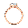 The Jaima Ring | Pear Lab Diamond Leaf Accented Pear Statement