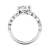 The Jaima Ring | Pear Lab Diamond Leaf Accented Pear Statement
