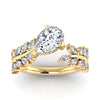 The Jaima Ring | Pear Lab Diamond Leaf Accented Pear Statement