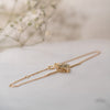 The Karensa Bracelet | VS1 D-E Lab Diamonds. Ethical Gemstone. 100% Recycled 9k Gold Halo