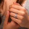 The Katie Ring | Lab Diamond Round Rope Shank Engagement