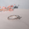 The Katie Ring | Lab Diamond Round Rope Shank Engagement