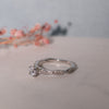 The Katie Ring | Lab Diamond Round Rope Shank Engagement