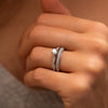 The Katie Ring | Lab Diamond Round Rope Shank Engagement