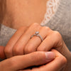 The Katie Ring | Lab Diamond Round Rope Shank Engagement