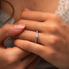 The Katie Ring | Lab Diamond Round Rope Shank Engagement