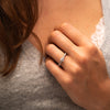 The Katie Ring | Lab Diamond Round Rope Shank Engagement