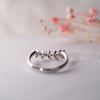 The Kira Ring | Lab Diamond Shaped Tiara Stacking Band