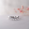 The Kira Ring | Lab Diamond Shaped Tiara Stacking Band