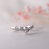 The Lainey Ring | Lab Diamond Chevron Stacking Band