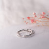 The Lucia Ring | Lab Diamond Art Deco Curve Band