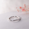 The Lucia Ring | Lab Diamond Art Deco Curve Band