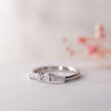 The Lucia Ring | Lab Diamond Art Deco Curve Band