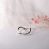 The Lux Ring | Lab Diamond Pavé Chevron Shaped Band