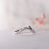 The Lux Ring | Lab Diamond Pavé Chevron Shaped Band