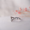 The Lux Ring | Lab Diamond Pavé Chevron Shaped Band