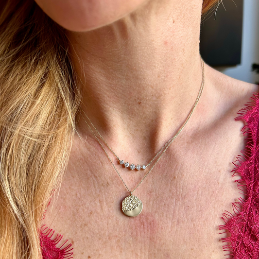 The Lyra | 0.81ct Diamond Necklace