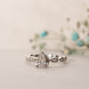 The Marcia Ring | Lab Diamond Pear Cut Shoulder Set Engagement